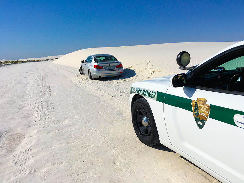 Pulled over by Park Ranger